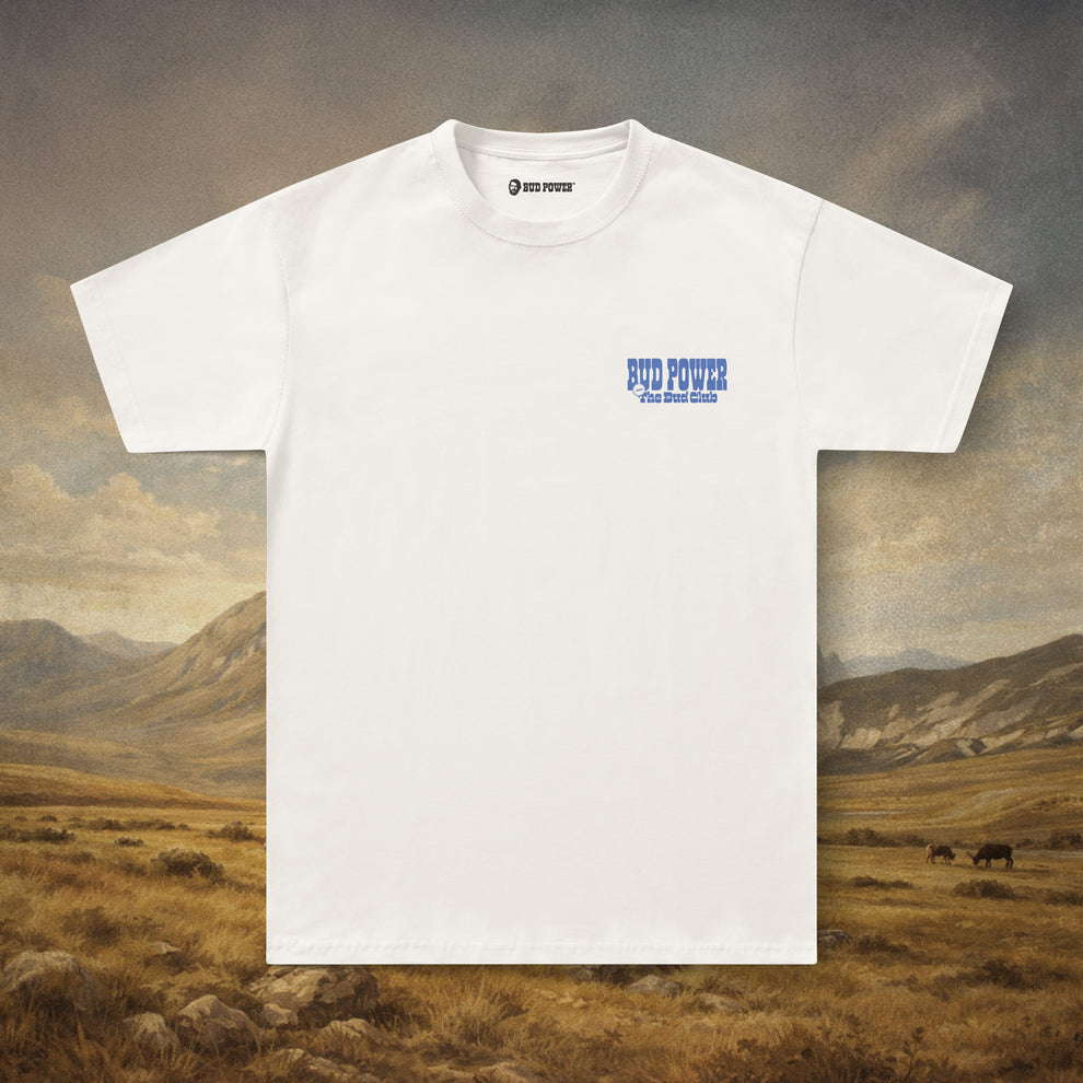 Bud Power - Beer & Sausage T-Shirt (Blue Print)