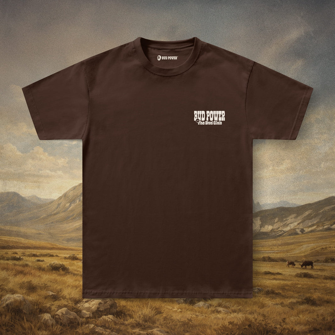 Bud Power - Beer & Sausage T-Shirt (Chocolate)