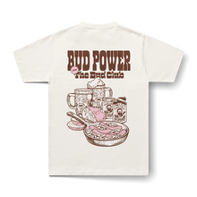 Bud Power - Beer & Sausage T-Shirt (Brown Print)