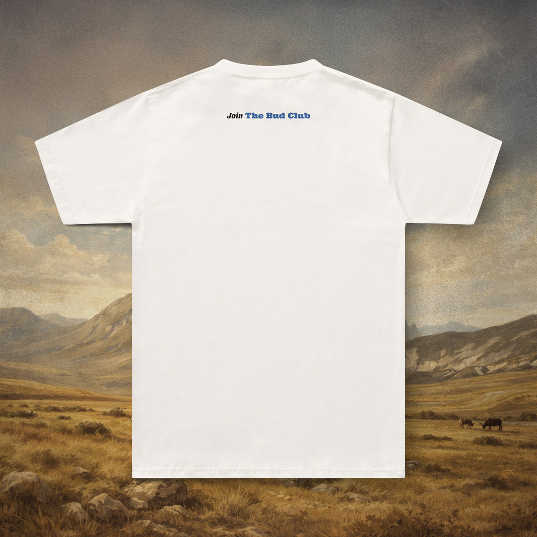 Bud Power - Portrait T-Shirt (Blue Print)