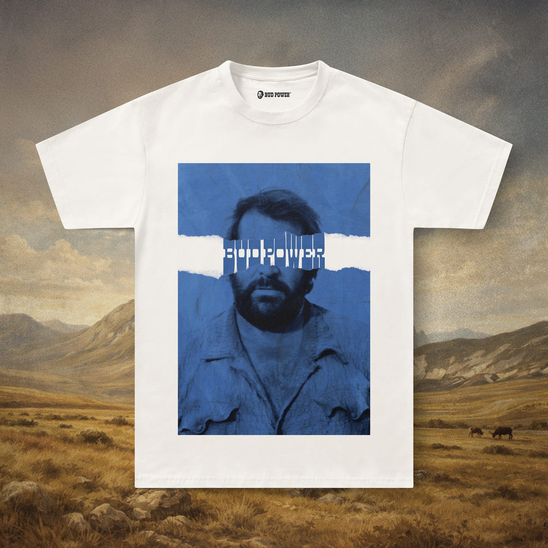 Bud Power - Portrait T-Shirt (Blue Print)