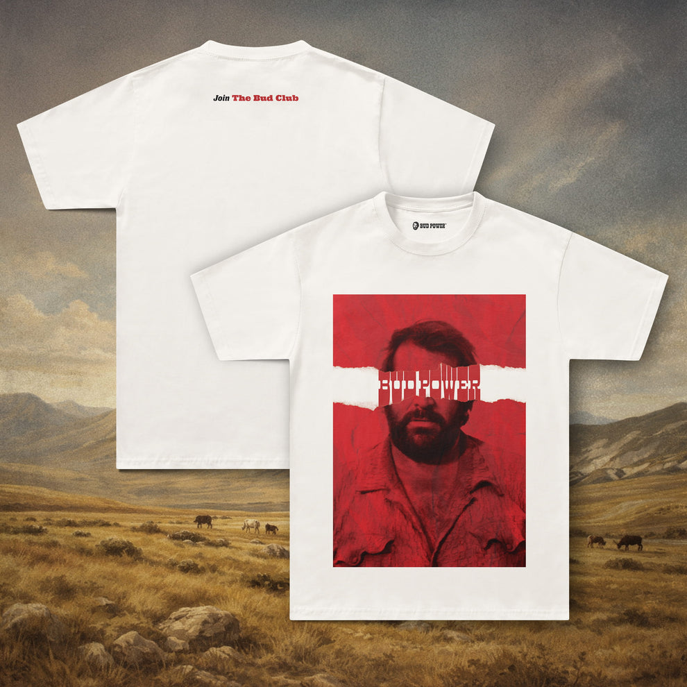 Bud Power - Portrait T-Shirt (Red Print)