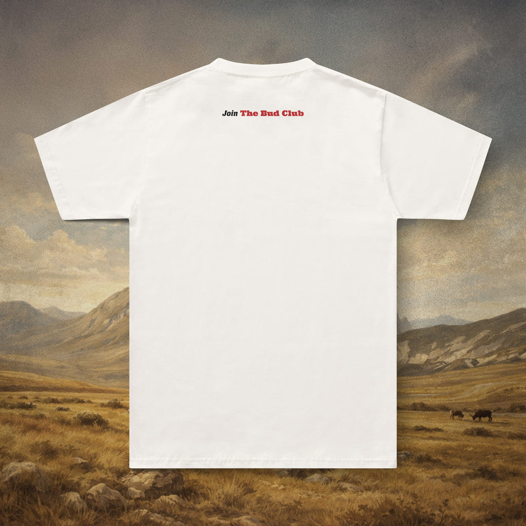 Bud Power - Portrait T-Shirt (Red Print)