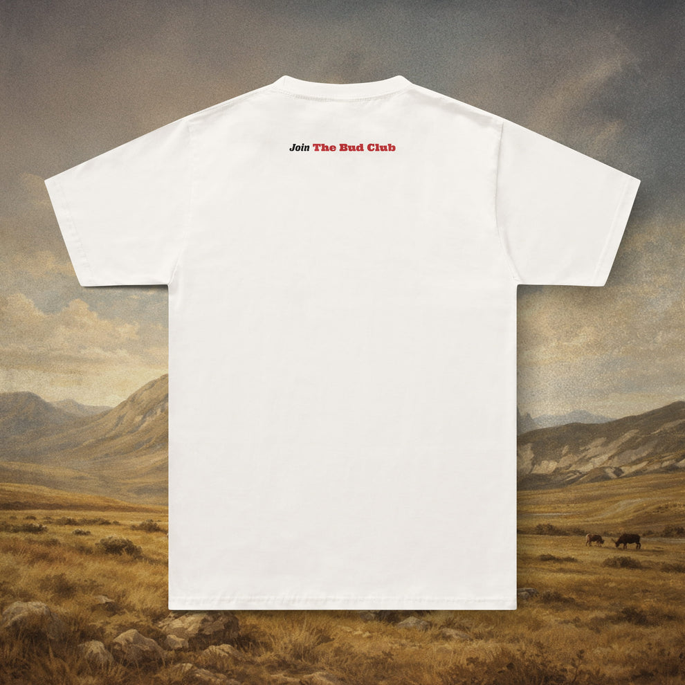 Bud Power - Portrait T-Shirt (Red Print)