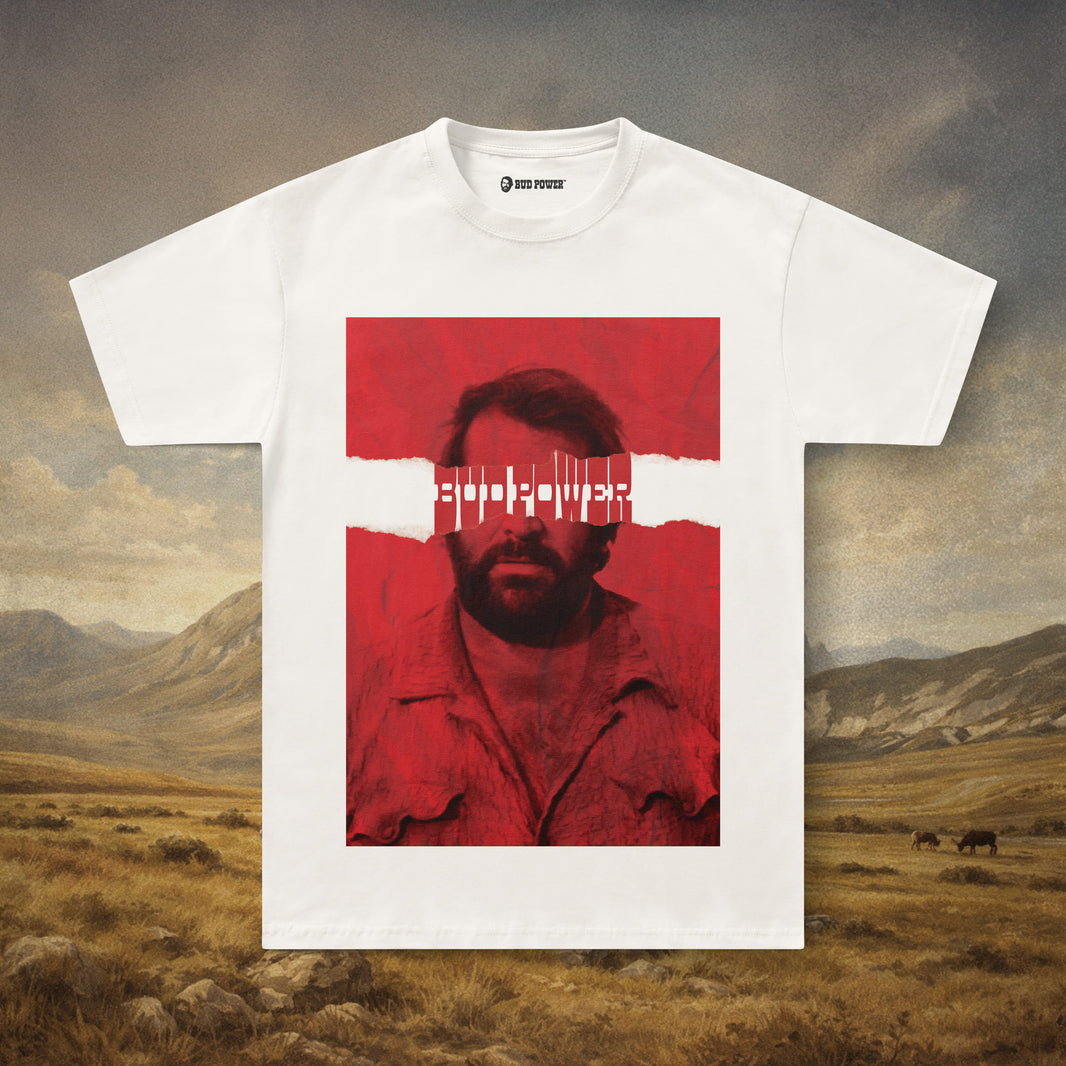 Bud Power - Portrait T-Shirt (Red Print)