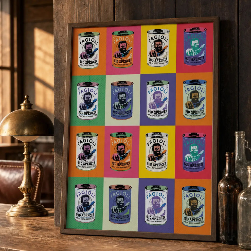 Bud Spencer - Pop Art Beans Poster