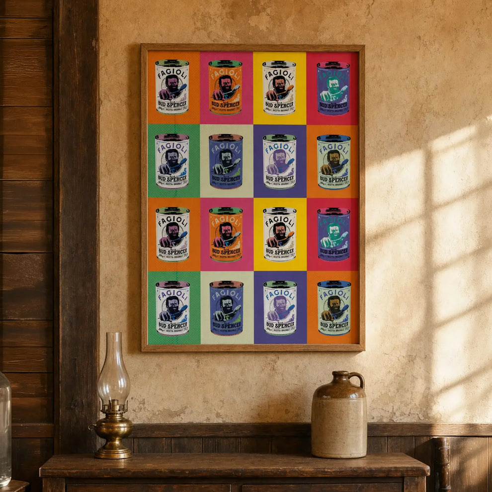 Bud Spencer - Pop Art Beans Poster