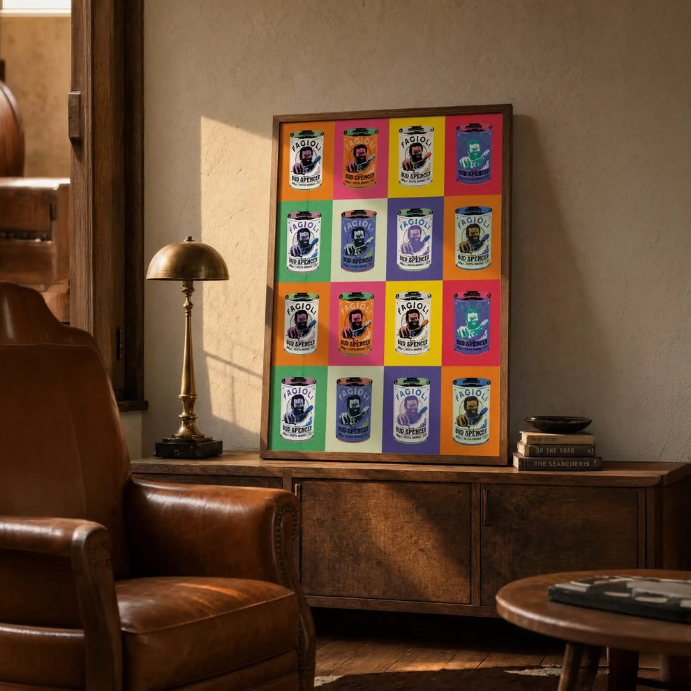 Bud Spencer - Pop Art Beans Poster